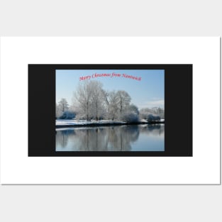 Nantwich Lake Christmas card Posters and Art